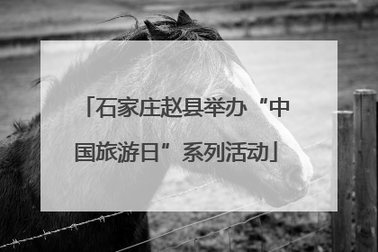 石家庄赵县举办“中国旅游日”系列活动