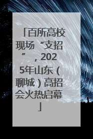 百所高校现场“支招”，2025年山东（聊城）高招会火热启幕