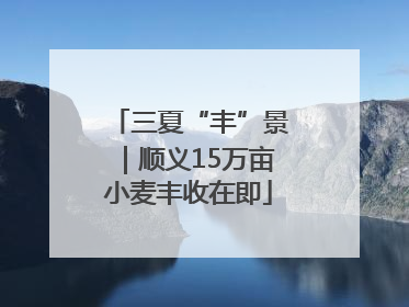 三夏“丰”景｜顺义15万亩小麦丰收在即