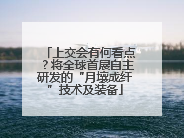 上交会有何看点？将全球首展自主研发的“月壤成纤”技术及装备