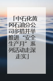 中石化黄冈石油分公司多措并举推进“安全生产月”系列活动走深走实