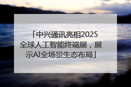 中兴通讯亮相2025全球人工智能终端展，展示AI全场景生态布局