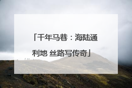 千年马巷：海陆通利地 丝路写传奇