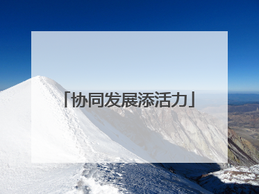 协同发展添活力