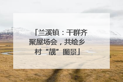 兰溪镇：干群齐聚屋场会，共绘乡村“靓”图景