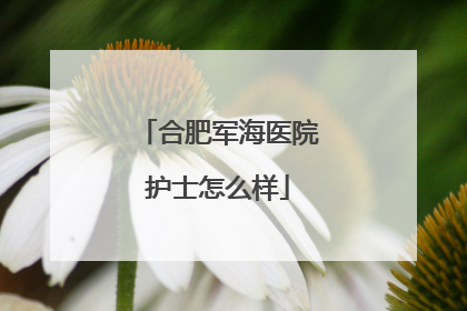 合肥军海医院护士怎么样