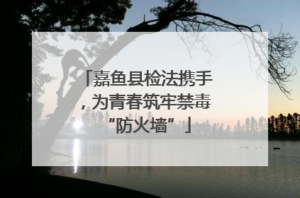 嘉鱼县检法携手，为青春筑牢禁毒“防火墙”