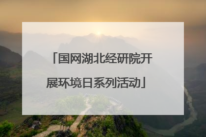国网湖北经研院开展环境日系列活动