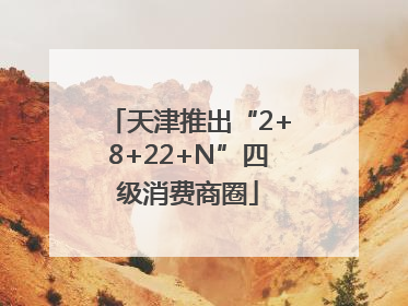 天津推出“2+8+22+N”四级消费商圈