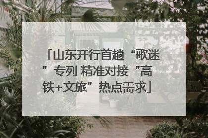 山东开行首趟“歌迷”专列 精准对接“高铁+文旅”热点需求