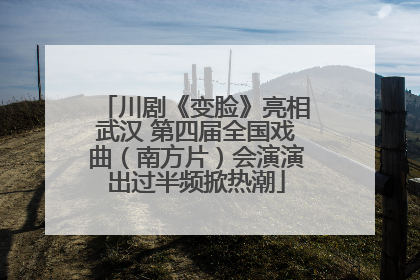川剧《变脸》亮相武汉 第四届全国戏曲（南方片）会演演出过半频掀热潮