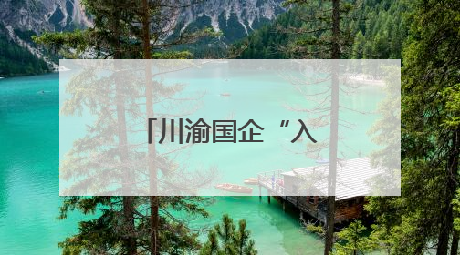 川渝国企“入场”，油气上游领域持续开放