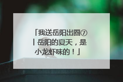我送岳阳出圈⑦丨岳阳的夏天，是小龙虾味的！