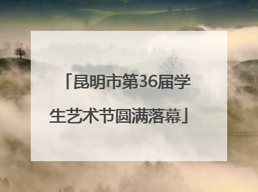 昆明市第36届学生艺术节圆满落幕