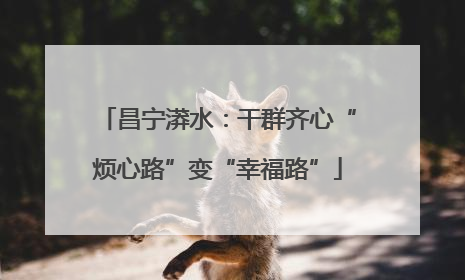 昌宁漭水：干群齐心“烦心路”变“幸福路”
