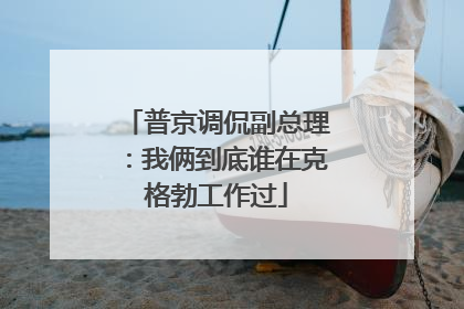 普京调侃副总理：我俩到底谁在克格勃工作过