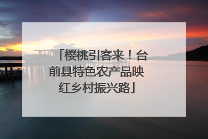 樱桃引客来！台前县特色农产品映红乡村振兴路