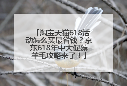 淘宝天猫618活动怎么买最省钱？京东618年中大促薅羊毛攻略来了！