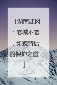 湖南武冈：老城不老，新貌背后的保护之道