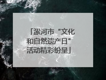 漯河市“文化和自然遗产日”活动精彩纷呈