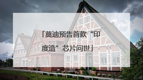 莫迪预告首款“印度造”芯片问世