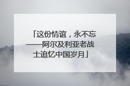 这份情谊，永不忘——阿尔及利亚老战士追忆中国岁月