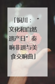 铜川：“文化和自然遗产日”奏响非遗与美食交响曲