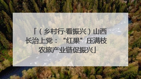 （乡村行·看振兴）山西长治上党：“红果”压满枝 农旅产业链促振兴