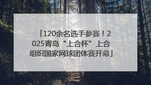 120余名选手参赛！2025青岛“上合杯”上合组织国家网球团体赛开幕